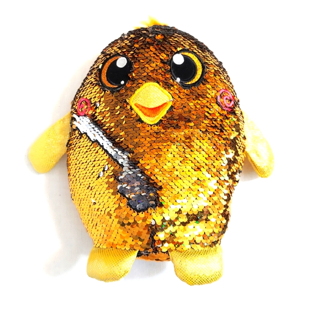 SHIMMEEZ Chicken Plush Reversible Sequins